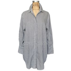 Simkhai Midnight Stripe Shirt Dress Size 4